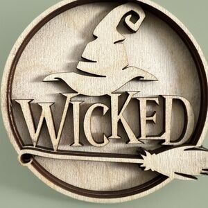 Custom Colors Wicked Witch Hat Hanging Ornament